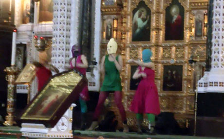 Pussy Riot, Punk Prayer, Feb 21, 2012, Moscow's Cathedral of Christ the Saviour, Youtube video