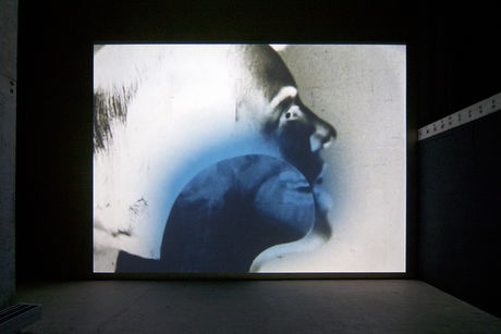 Barbara Hammer, Sanctus, 1990, 16mm film, color/b&w, sound by Neil B. Rolnick, 19 min (Exhibition view KOW, Foto: Alexander Koch)