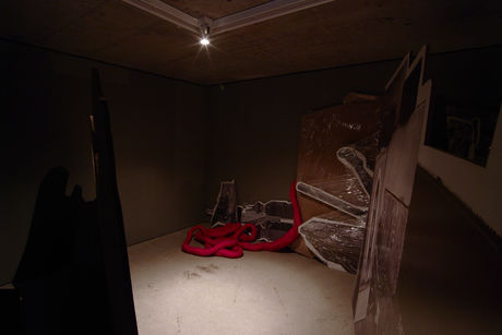 Chto Delat, Time Capsule. Artistic Report on Catastrophes and Utopia, Installation view, KOW, Berlin, 2015