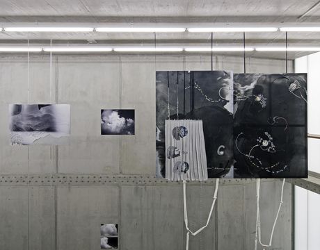  Alice Creischer, Das Etablissement der Tatsachen, exhibition view, KOW 2012