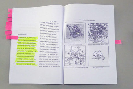 Arno Brandlhuber, revisioned copy from "The City within the City—Berlin, the Green Urban Archipelago" (1977), Sep 2012 (Photo: Alexander Koch)