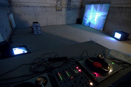 Exhibition and music performance at KOW storage space