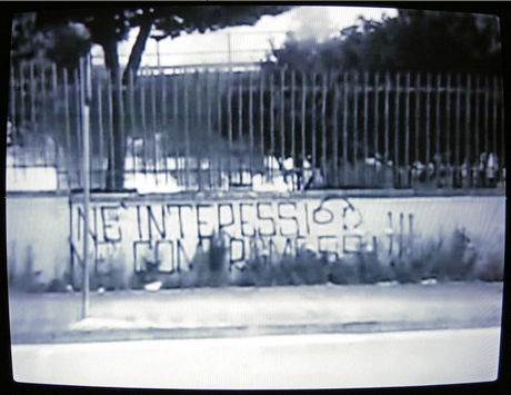 Santiago Sierra, Burned Builings (Found Scene), Via Argine, Ponticelli, Naples, Italy, June 2008. Video 5'35" 