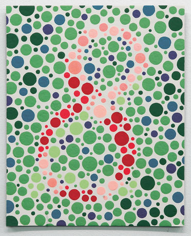 Tina Schulz, o.T. (Sehtest, Stillingsche Tafel), 2005