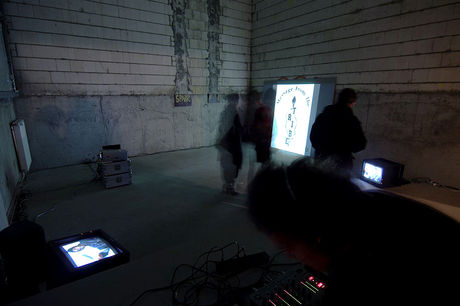 Exhibition and music performance at KOW storage space