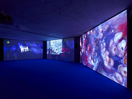 Mario Pfeifer, Exhibition view: Approximation in the digital age to a humanity condemned to disappear, 2015