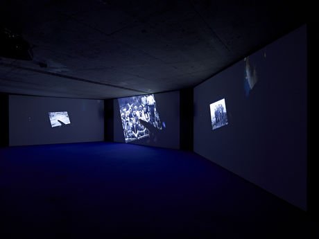 Mario Pfeifer, Exhibition view: Approximation in the digital age to a humanity condemned to disappear, 2015