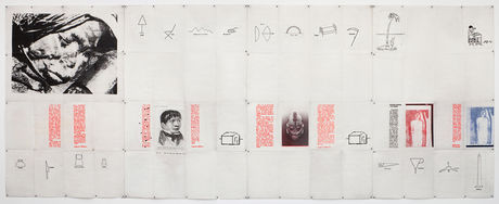 Eugenio Dittborn: To Travel, Airmail Painting No. 76, 1990