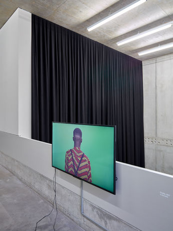 Candice Breitz, Profile, 2017, HD video, 2 min. Installation view KOW 