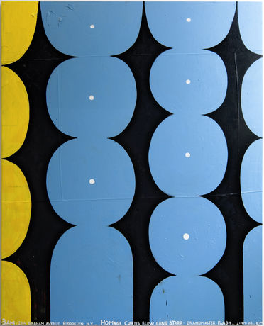 Chris Martin, 3AM..., 2004-2008, oil on canvas, 342,9 x 299,7 cm